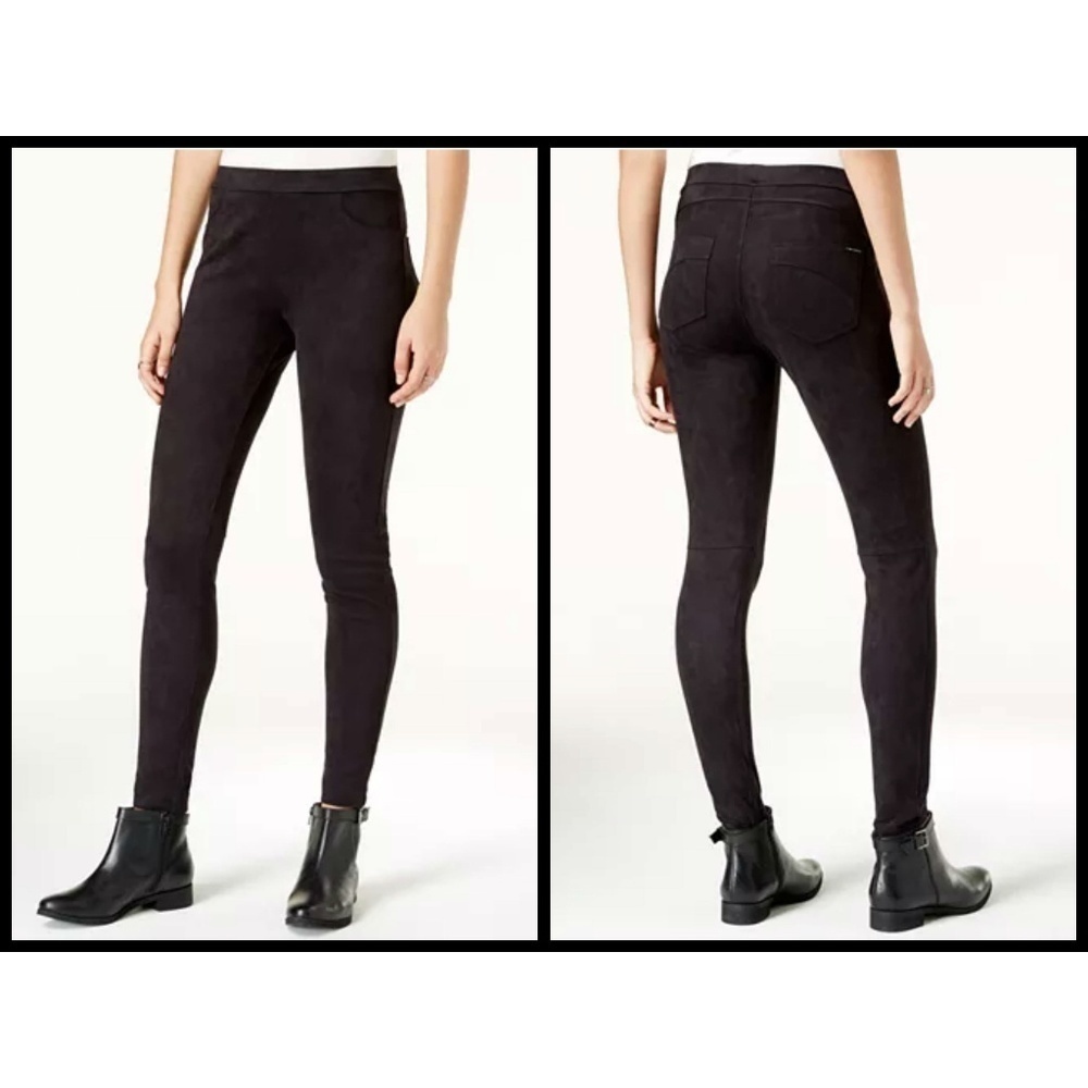 💕SANCTUARY💕 Black Faux Suede Grease Leggings